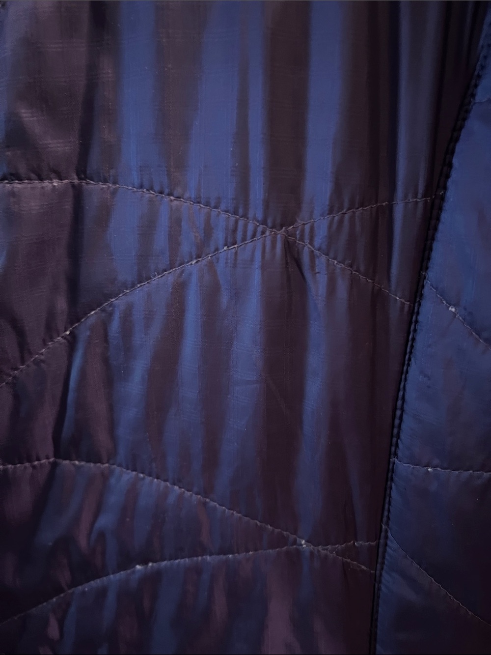 Columbia Women's Deep Purple Quilted Hooded Puffer Coat - Picture 3 of 4